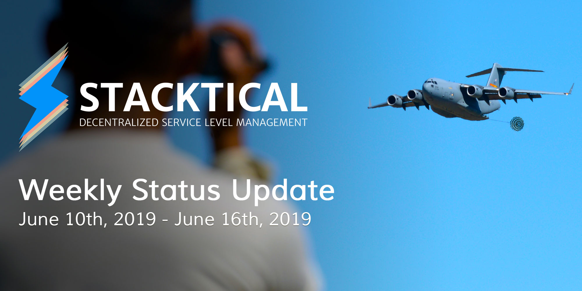 Weekly Status Update: June 9th, 2019 - June 16th, 2019