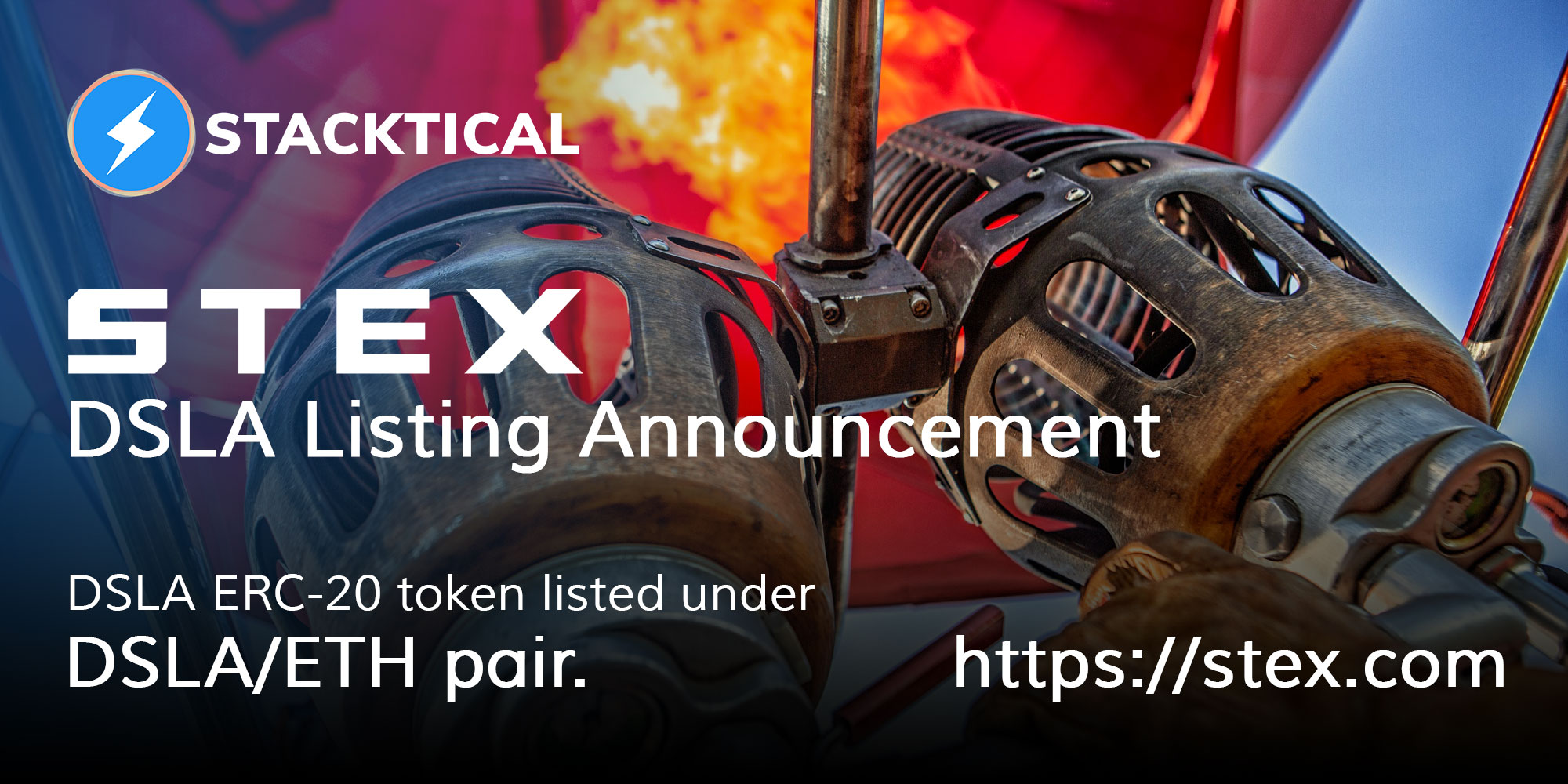 DSLA/ETH debuts trading on STEX